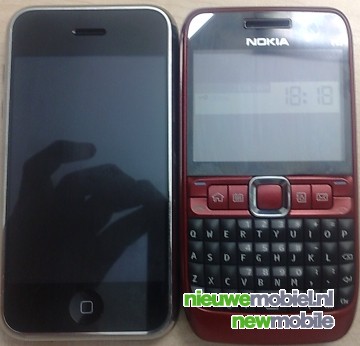 Spy shot Nokia E63
