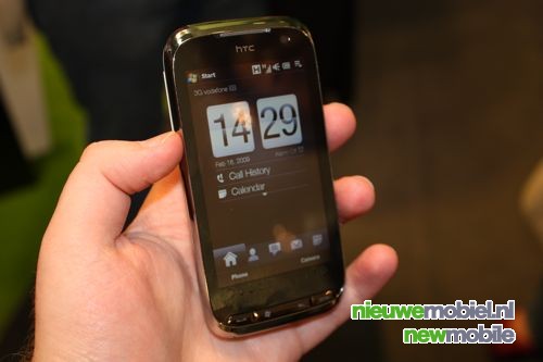 MWC 2009: Nieuwe HTC modellen fotoshoot