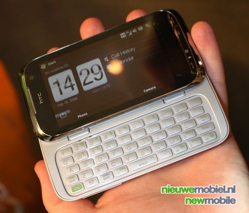 MWC 2009: Nieuwe HTC modellen fotoshoot