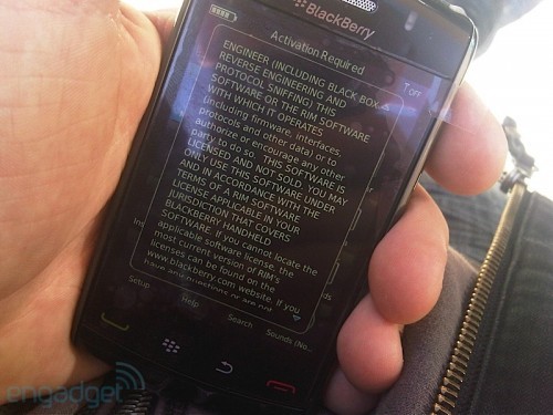 BlackBerry Storm 2 gespot