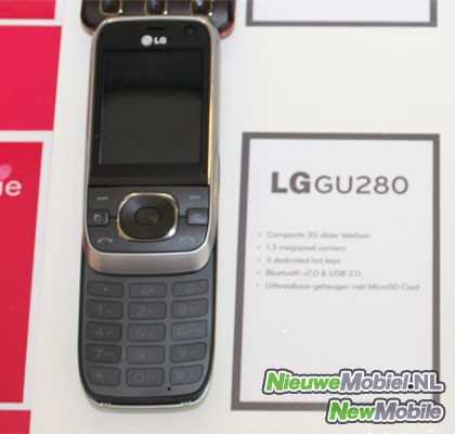 LG toont met GU280 eenvoudig slidertoestel
