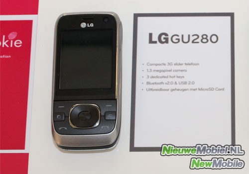 LG toont met GU280 eenvoudig slidertoestel