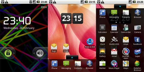 Samsung Galaxy Spica with Android 2.1