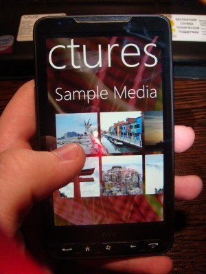 Windows Phone 7 Series on HD2