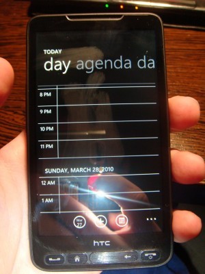 Windows Phone 7 Series on HD2
