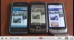 Video comparison Windows Phone 7 vs iPhone vs Android