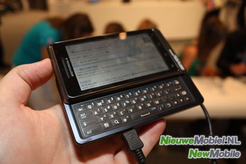 Motorola Milestone 2 keyboard