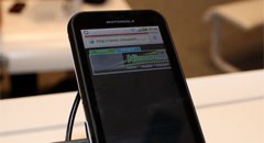 Hands on tough Motorola Defy with Android