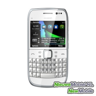 Nokiae6 white front lowres
