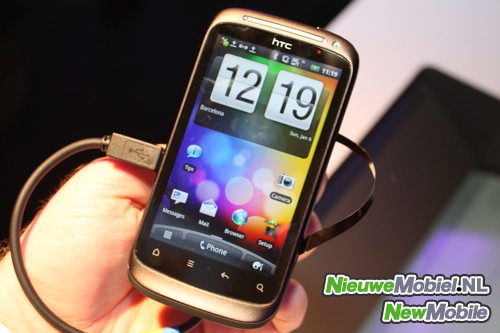 HTC Desire S front HTC Desire S front